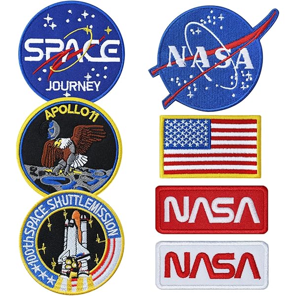 Amazon.co.jp: NASAのIDストラップバッジホルダークラシックロゴ2