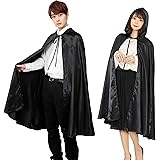 クリアストーン(Clearstone) コスプレ ハロウィン ブラックマント マント 黒マント ユニセックス ブラック 衣装 仮装 コスチューム 簡易仮装 仮装小物