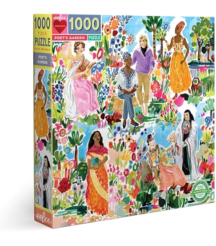 Buffalo Games Bonjour Neon Collage 1000 Piece Puzzle - 26.75 X 19.75 Inch Adult Jigsaw With Poster - View #6