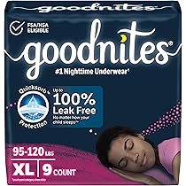goodnites XXL 紙おむつ　おねしょパンツ　 男の子用　18枚1パック Amazon | Goodnites 男の子用 ナイトタイム 下着 XXLサイズ (120