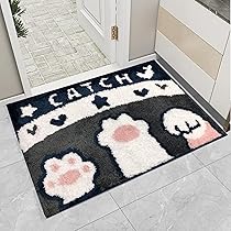 Amazon | 玄関マット かわいい バスマット おしゃれ 足ふきマット