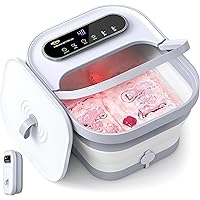 【新品未使用】Ameer 足湯器 フットバス 電動温熱&保温付✨タイマー付き Amazon | Ameer 足湯器 足湯 フットバス 温度調節・保温機能