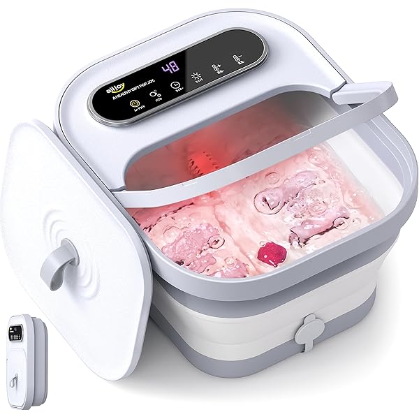 Amazon | Carbagjoy 折り畳め フットバス 足湯 保温 浴剤可 7L大