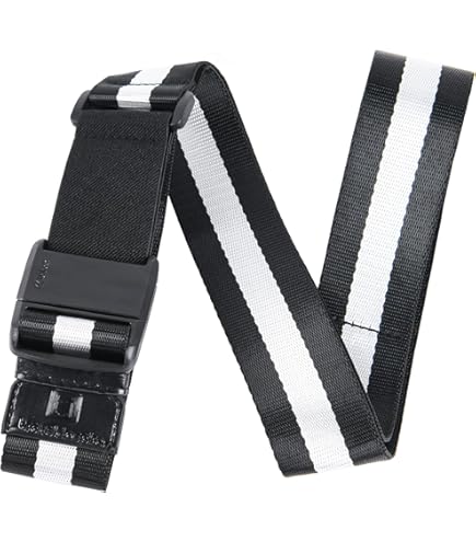 Amazon.co.jp: 羽田空港フランクミュラースーツケースベルト白