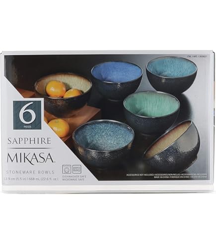 Vintage Patterns Mikasa Cranborne Set Di 4 Piatti Fondi In Gres