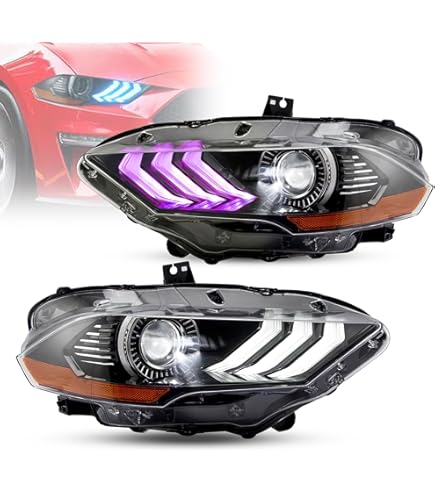 Amazon | FIONE フォード マスタング ヘッドライト 2015 2016 2017