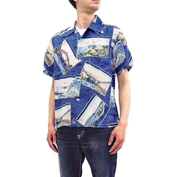 Amazon.co.jp: (サンサーフ)SUN SURF 半袖 パラカシャツ PALAKA