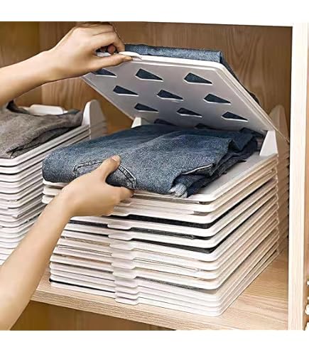 衣類整理 折り畳みボード plusnao（プラスナオ） 衣類収納ケース ファイル式 折りたたみ式 洋服