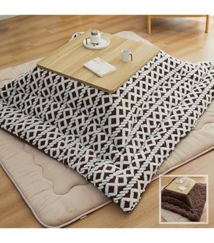 Amazon.co.jp : 無印良品 フランネルこたつふとん グレーチェック 大