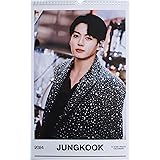 ジョングク グッズ 大判 壁掛け カレンダー 2024年 (令和6年) + ステッカーセット 防弾少年団 K-POP グッズ