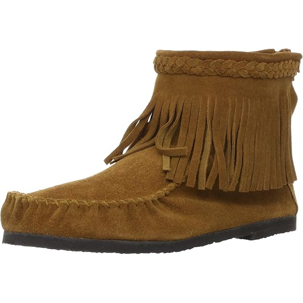 Amazon | [ミネトンカ] Hi Top Back Zip Boot ハイトップ バック