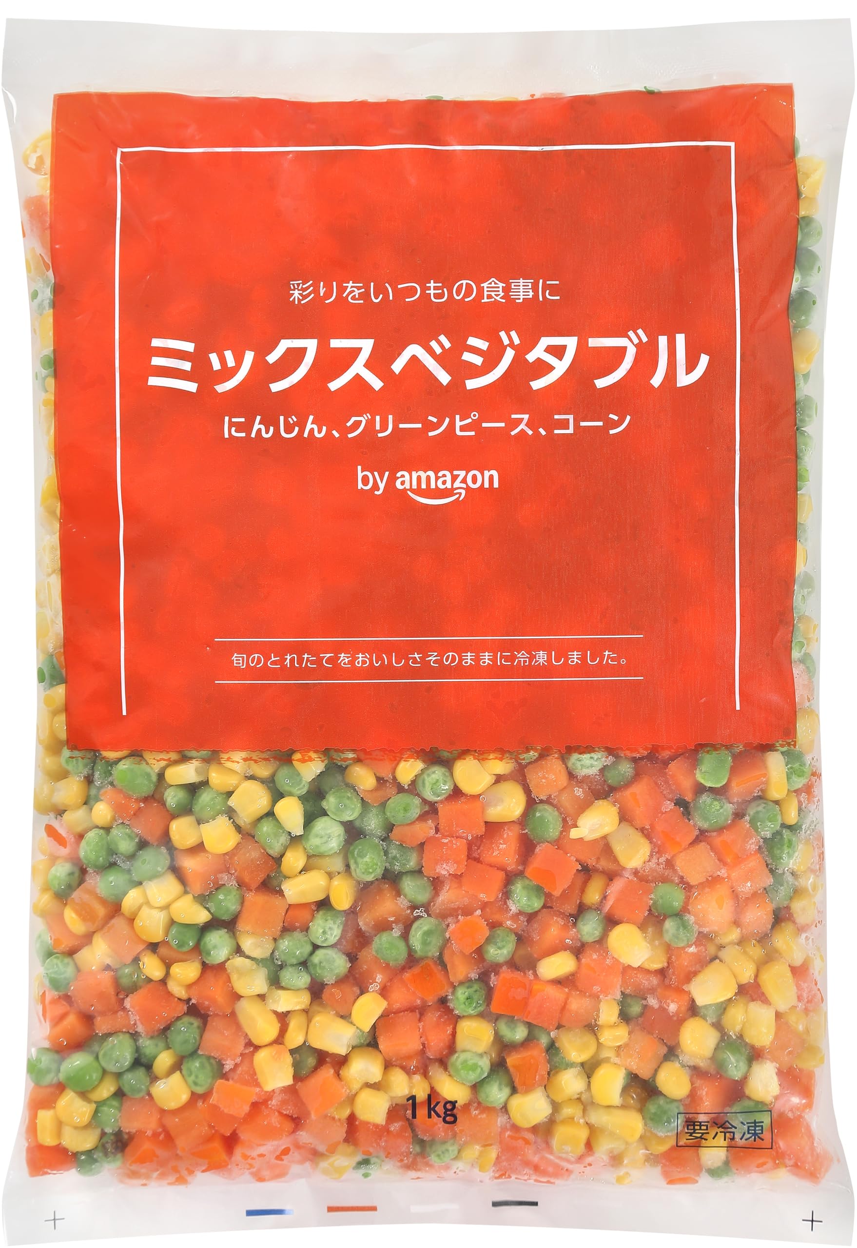 【本日最終日】【スマイルSale】【918円（定期便826円）】 by Amazon 冷凍 ミックスベジタブル 大容量 1kg