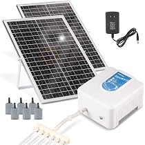 Amazon.co.jp: Poafamx ソーラーエアーポンプ 16W ソーラーパネル30w