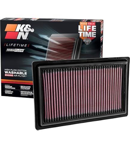 Amazon | K&N エンジンエアフィルター:高性能、プレミアム、パワー