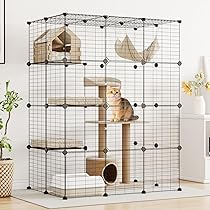 Amazon.co.jp: Topzoo 猫 ケージ 大型 3段 多頭飼い キャットケージ