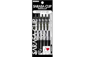 ゼブラ ジェルボールペン サラサクリップ 0.7 黒 5本 P-JJB15-BK5
