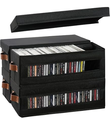 Amazon.co.jp: Keketa CDケース CD収納ボックス 多目的CD、DVDケース