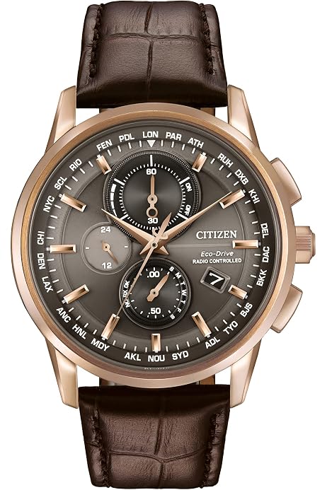 Citizen Eco-Drive Men's Radio-Controlled World Time Watch, Stainless Steel  Solar Powered Watch with Black Dial Display AT9010-52E : Citizen:  Amazon.com.au: Clothing, Shoes \u0026 Accessories