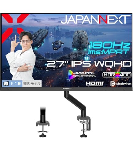 Amazon.co.jp: JAPANNEXT 27インチ OLEDパネル搭載 280Hz/0.03ms(GTG