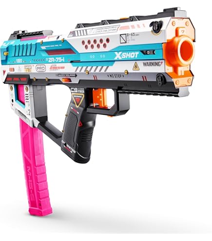 Chaos Orbit Blaster (Lot de 2 + 100 fléchettes) par ZURU, X-Shot White Dart Ball Blaster, Toy Blaster, Easy Reload, Rapid Fire Power, Quick Fast Reload, Jouets pour Enfants, garçons, Adolescents Chaos Orbit Blaster (Lot de 2 + 100 fléchettes) par ZURU, X-Shot White Dart Ball Blaster, Toy Blaster, Easy Reload, Rapid Fire Power, Quick Fast Reload, Jouets pour Enfants, garçons, Adolescents