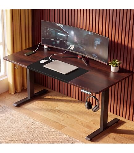 Amazon.co.jp: COMHOMA 電動昇降ゲーミングデスク 昇降範囲70-115cm