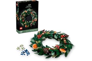 レゴ ボタニカル クリスマスリース おもちゃ 玩具 誕生日 プレゼント ブロック 男性 女性 インテリア オシャレ 観葉植物 フェイクグリーン 10340