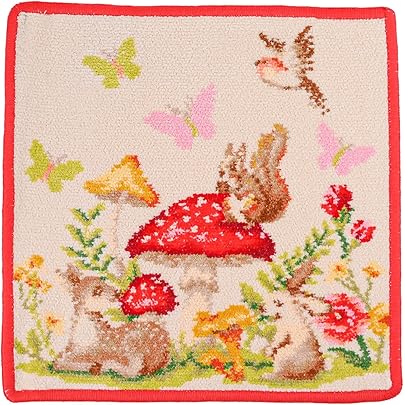 Amazon | [フェイラー] チューリップラビット ハンカチ コスメキッチン