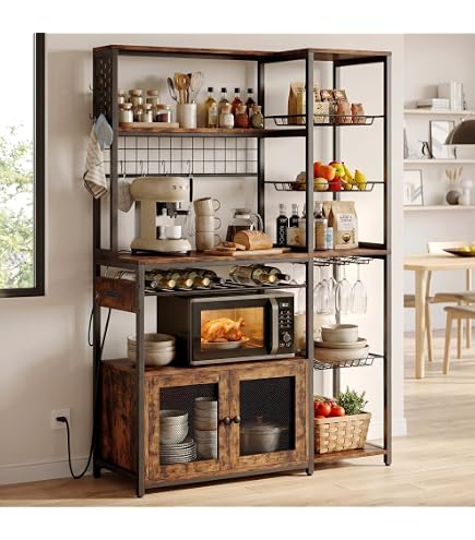 Amazon｜カリモク家具 EW4205 EW4205ME KITCHIT 家電収納棚 オープン