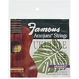 【Famous】 ウクレレ用 ブラック弦 セット (ナイロン オールサイズ対応)