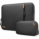 tomtoc 360°耐衝撃 パソコンケース 14インチ MacBook Pro 2026-2021 M5/M4/M3/M2/M1 Pro/Max対応 | 全方位保護 スリーブ ノートPCインナーバッグ ガジェットポーチ