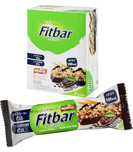 Amazon.co.jp: Fitbar ティラミス味 12本入 1本100kcal コレステロール