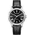 [ハミルトン]HAMILTON 腕時計 正規保証 Valiant auto(バリアント オート) roman BLK leather H39515734 メンズ 【正規輸入品】