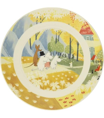 新品　ムーミン　ルオント（自然） 19．5cmプレート　ムーミンハウス 新品ムーミンルオント（自然） 19．5cmプレートムーミンハウス