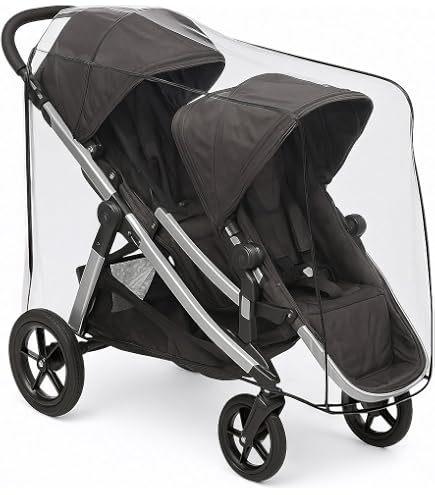 Amazon | Cybex Gazelle S ダブルベビーカー用レインカバー - ダブル