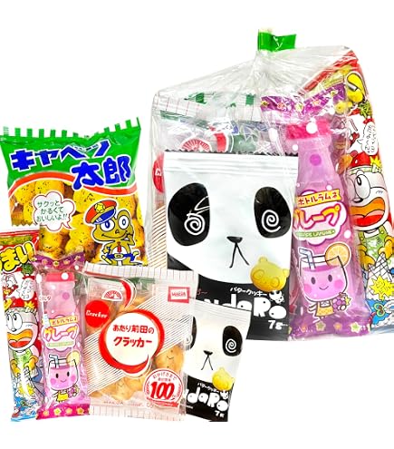 Amazon.co.jp: 駄菓子 お菓子 詰め合わせ 袋詰め 8個入り 10セット