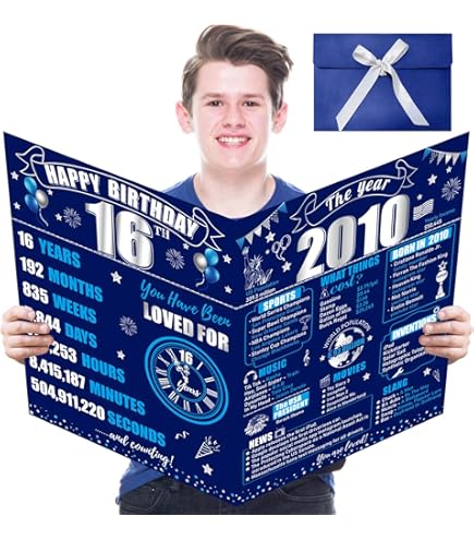 Happy 16th Birthday - Personalized 16th Birthday Gift For Son - Custom – My Mindful Gifts