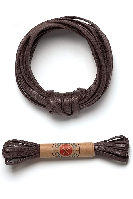flat brown boot laces