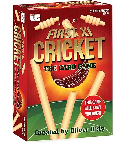 Cricket Birthday Cake Topper - Glitter Sports Player Design With Bat, Ball & Trophy - Party Decoration