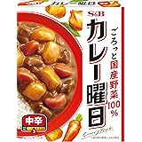 S&B カレー曜日 中辛 230g×5個