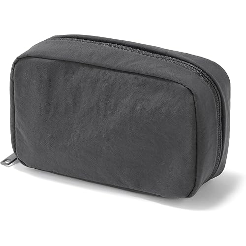 無印良品 リンクルナイロン 大きく開くポーチ M