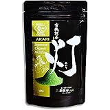 抹茶 粉末 抹茶パウダー 【国産・無農薬の有機粉末抹茶】料理 料理用抹茶 お茶 茶 カテキン 日本茶 お茶の葉 オーガニック 茶葉のうまみをぎゅっと凝縮 母の日や父の日のプレゼントにも [京都宇治ヤマサン] 灯-akari- (100g)