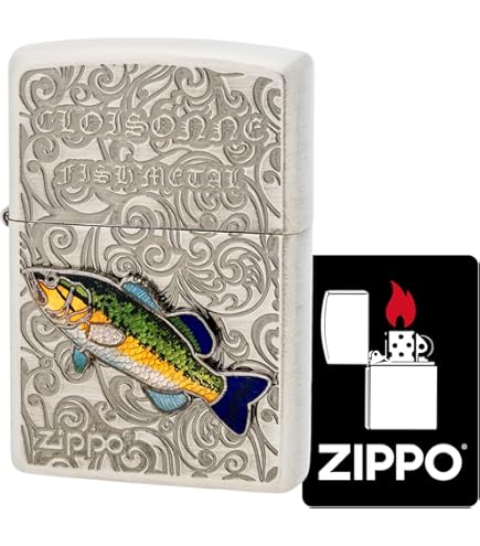 Amazon.co.jp: ZIPPO(ジッポー) 釣道シリーズ ブラックバス 古美