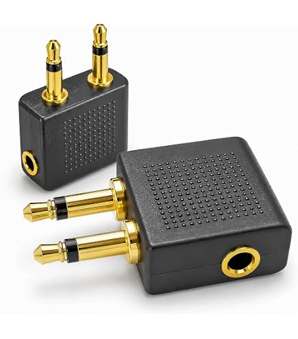 Amazon.co.jp: 飛行機用ヘッドホンアダプター 3.5mmジャック Bose 700