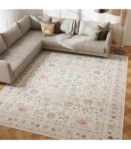 Amazon | Phonzenuo洗えるラグマット 3畳 200×250cm 滑り止め付き