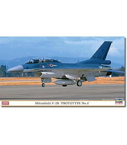 Amazon | ハセガワ 1/48 航空自衛隊 三菱 F-2B 試作4号機 プラモデル
