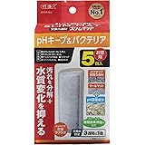 ジェックス GEX AQUA FILTER pHキープ&バクテリアスリムマット5個入 交換ろ過材 スリムフィルター サイレントフロースリム ラクフィルスリム グラステリアAGS
