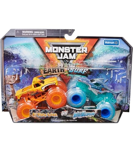 Amazon.co.jp: Monster Jam Nitro Neon Son-Uva Digger VS El