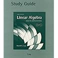 Student Study Guide Update for Linear Algebra and Its Applications with CD-ROM, Update