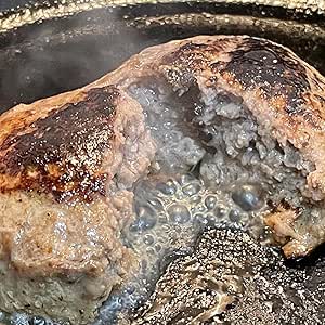牛肉100％ ハンバーグ(焦げ目付)150g&times;5パック 鶏屋だけど牛肉が好きで作った焼き鳥屋の牛肉100％本格派ハンバーグ【温めるだけ】【冷凍】【牛肉】【鳥益】