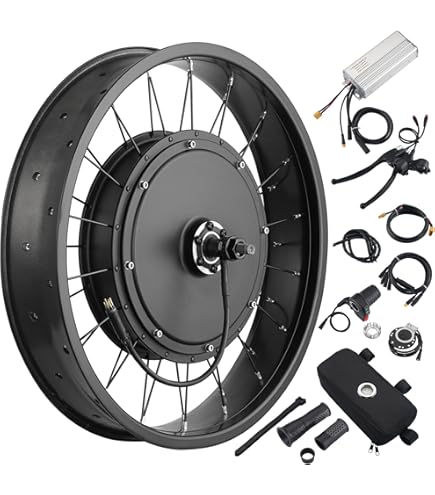 Amazon | 電動自転車改造キット、36V / 48V 500Wモーター